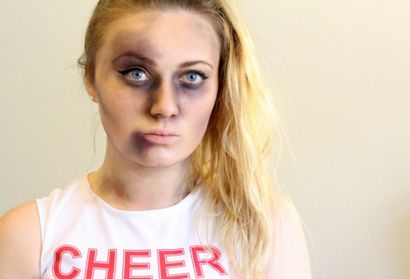 Zombie Cheerleader Make-Up Tutoriel, Parti Delights Blog