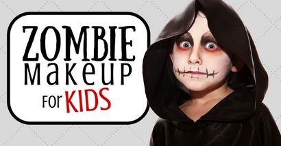 Zombie Make-up für Kinder 7 Grässlicher Tipps