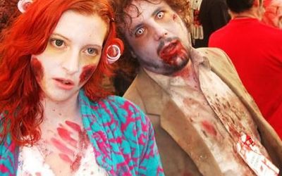 Zombie Make-up Anweisungen und Foto-Tutorial