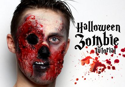 Zombie Make-up Tutorial für Halloween