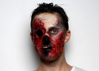 Zombie Make-up Tutorial für Halloween