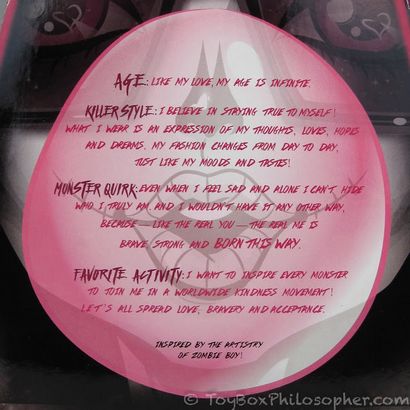 Zomby Gaga von Monster High und die Born This Way Foundation, The Toy Box Tutor