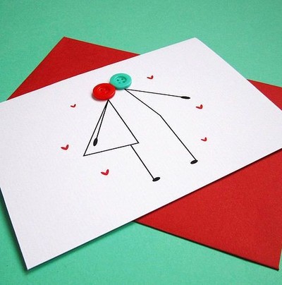60 Ötletek egyszerű kártya Valentin napra, vagy csak mint egy ajándék a második félidő