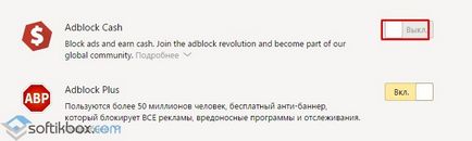 Adblok a Yandex Browser