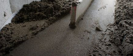 Cement-homokos esztrich - körökre technológia!