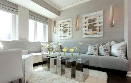 A dekoráció a nappaliban - 80 kép szokatlan tervezési ötletek a belső