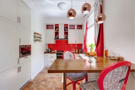 Tervezés piros konyha 33 ragyogó ötletek és képek a belső terek, bútorok, lakberendezési tárgyak