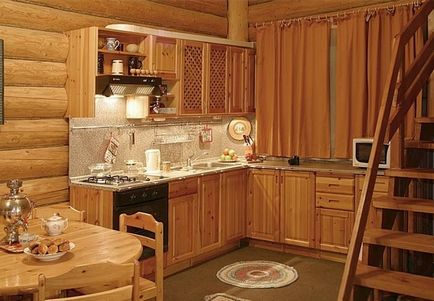 Konyha tervezés egy vidéki házban belső fotó, konyha, nappali, szép konyha-étkező, videó