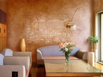 A design a falak a nappaliban egy modern változata