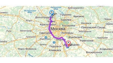Hogyan lehet eljutni a Domodedovo Sheremetyevo és fordítva