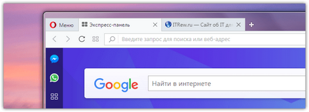 Hogyan lehet egyszerűen megváltoztatni a Yandex keresést a Google-opera