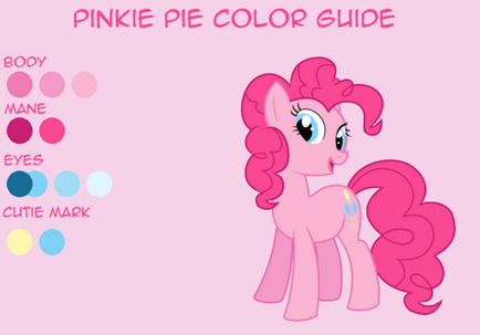 Hogyan kell felhívni a póni Pinkie Pie ceruza szakaszaiban