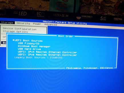 Hogyan tiltható le az UEFI
