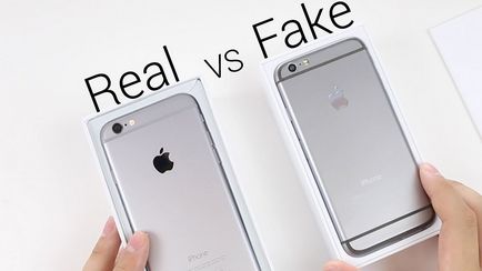 Hogyan lehet megkülönböztetni a hamis az eredeti iphone