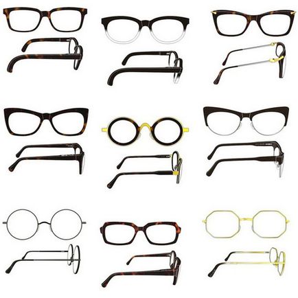 Hogyan válasszuk ki a szemüvegkeret az arcod formája és szemszín