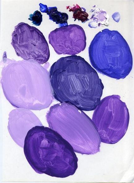 Hogyan juthat el a lila szín a titkait színes tinták