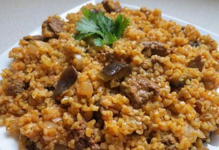 Főzni bulgur recept a díszítéshez