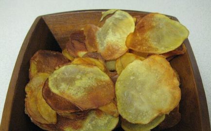 Főzni burgonya chips otthon