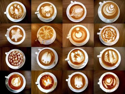Hogyan kell felhívni a latte art képzés, sablonok