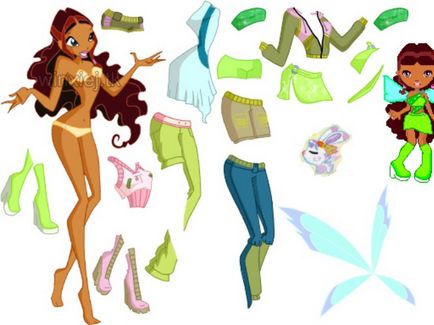 Hogyan készítsünk egy baba Winx papír (do) Hogyan készítsünk bábokat papírból Winx