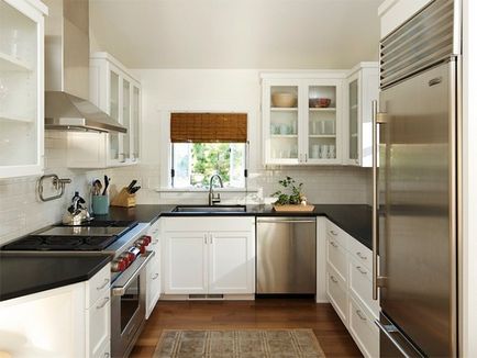 Hogyan készítsünk egy kis konyha funkcionális, kényelmes és elegáns, ugyanakkor