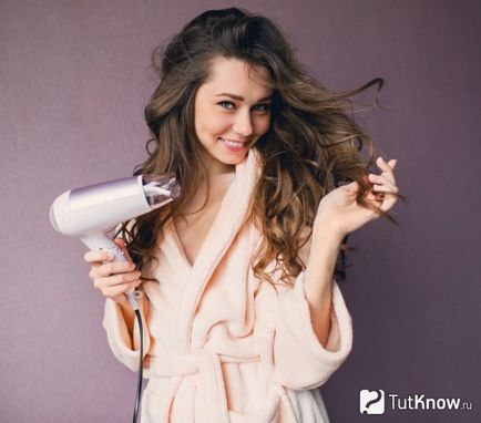 Hogyan száraz hajat technikák és lépésről lépésre