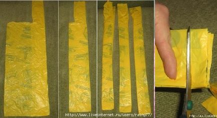 Hogyan lehet lekötni egy matt műanyag zacskók