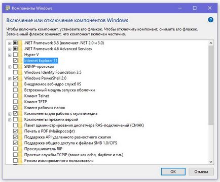 Hogyan vissza a Internet Explorer for Windows 10