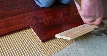 Hogyan válasszuk ki a ragasztó fa padlóburkolatok, építőipari portál