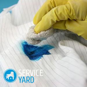 Hogyan visszavonja a festék egy golyóstollat ​​a ruhákat otthon, serviceyard-otthona kényelmében