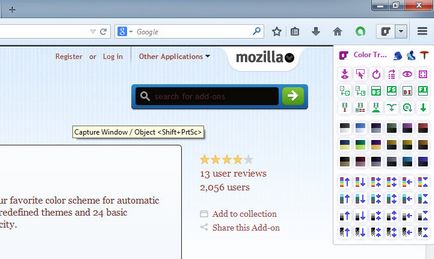 Mozilla Firefox színe megváltozik téma minden oldalon