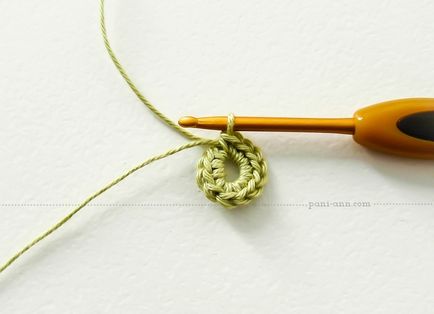 Hogyan kötni egy kötés gyűrű Amigurumi horgolt workshop fotók és videó