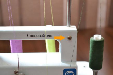 Hogyan kell kitölteni a serger, tankolás és trehnitochnogo chetyrehnitochnogo overlock