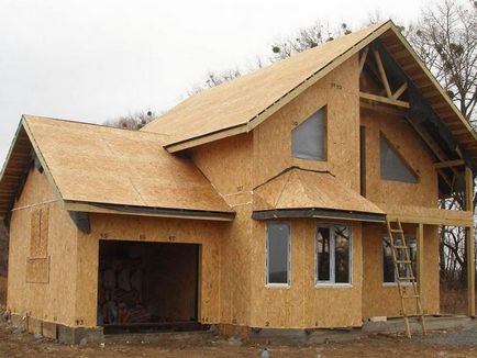 Frame-panel házak és az ára építési technológia