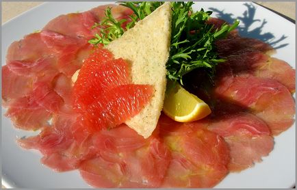 Carpaccio csirke receptek