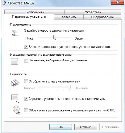 Az egér kerék Windows 7 néhány kattintással