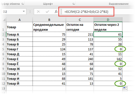 Több körülmények MS Excel, amikor (ha) azok a feltételek és funkciók (IFS)