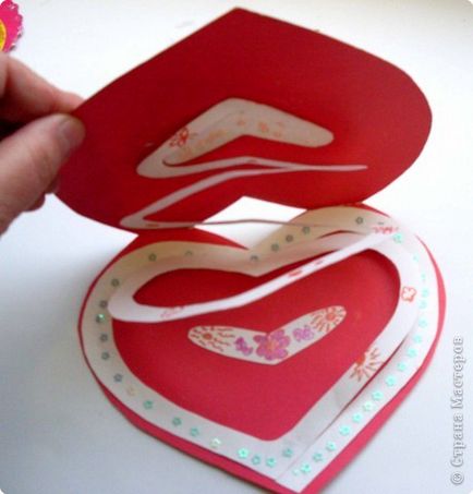 Képeslap Boldog Valentin-napot saját kezűleg, egy doboz ötletek és műhelyek