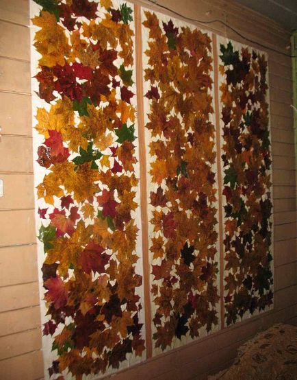Panelek természetes anyagokból készült saját kezűleg, egy fotó falfestmény tél, újév dekorációs panelek,