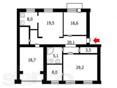 Disposition 1, 2, 3 és 4 szoba lakások stalinki