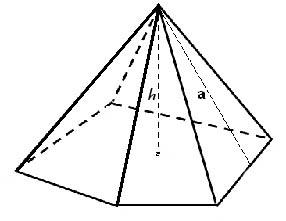 Szögletes Piramis - formula, egy példa a számítás, kalkulátor