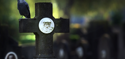 Jelek a temetőben sokk befolyásolható természete