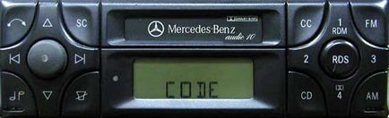 Gondold át, hogyan kell dekódolni a Mercedes autó