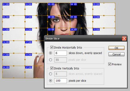 Vágás képek Photoshop, hogyan osszuk a kép darabokra, a web fejlesztői blog (image) Vágás képek Photoshop, hogyan osszuk a kép darabokra, web-fejlesztők blog