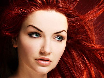 Ginger hajfesték - mi a jobb és mi árnyalatok és színek közül lehet választani, hogyan kell festeni vélemények