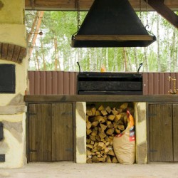Kerti pavilonok, grill grill és sütő nyári konyha a kezével, rajzok, tervek, fotók videók (tűzhely) Kerti pavilonok, grill grill és sütő nyári konyha a kezével, rajzok, tervek, fotók, videók