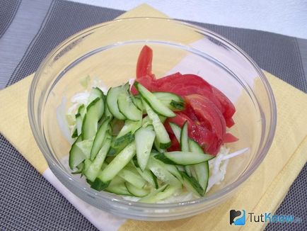 Saláta recept zöldséges csirke