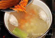Sajt leves csirkével - recept lépésről lépésre fotók