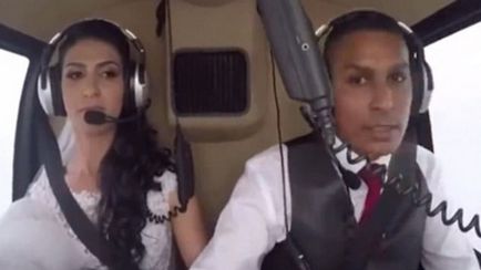 Halál repülő saját esküvő menyasszony forgatták videó