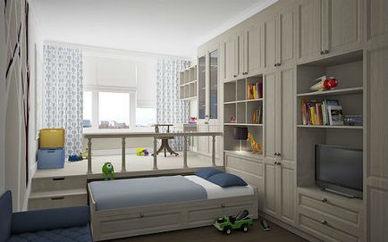 Modern design hálószoba nappali, rendezési ötletek, fotók belső hálószoba nappali, valamint